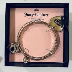 Juicy Couture Bangles and Charms Bracelet Set Locket